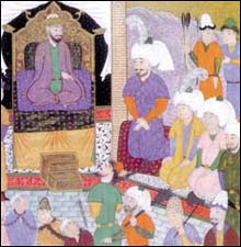 اللوحة من كتاب - الرسم الفارسي